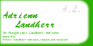 adrienn landherr business card